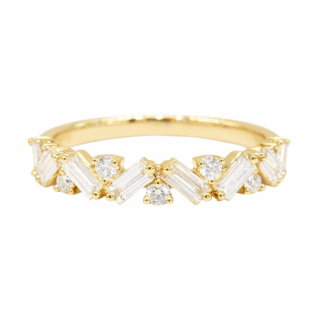 0.37 CT Round Full Eternity Lab Grown Diamond Wedding Band