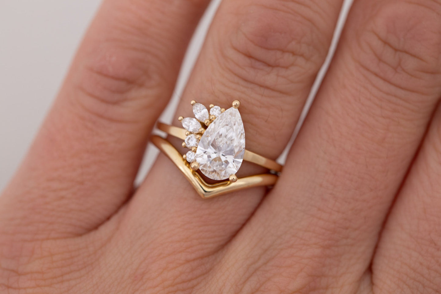 0.37 CT Round Full Eternity Lab Grown Diamond Wedding Band