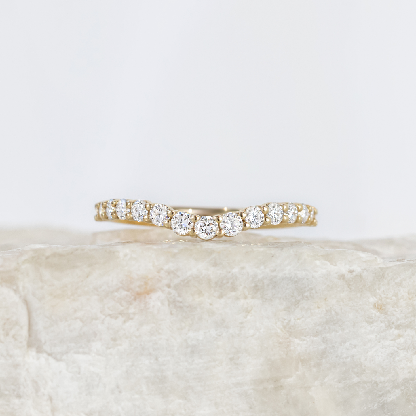0.37 CT Round Full Eternity Lab Grown Diamond Wedding Band