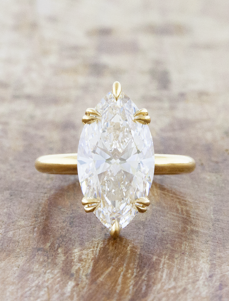 2 CT Round Three Stones Lab Grown Diamond Engagement Ring
