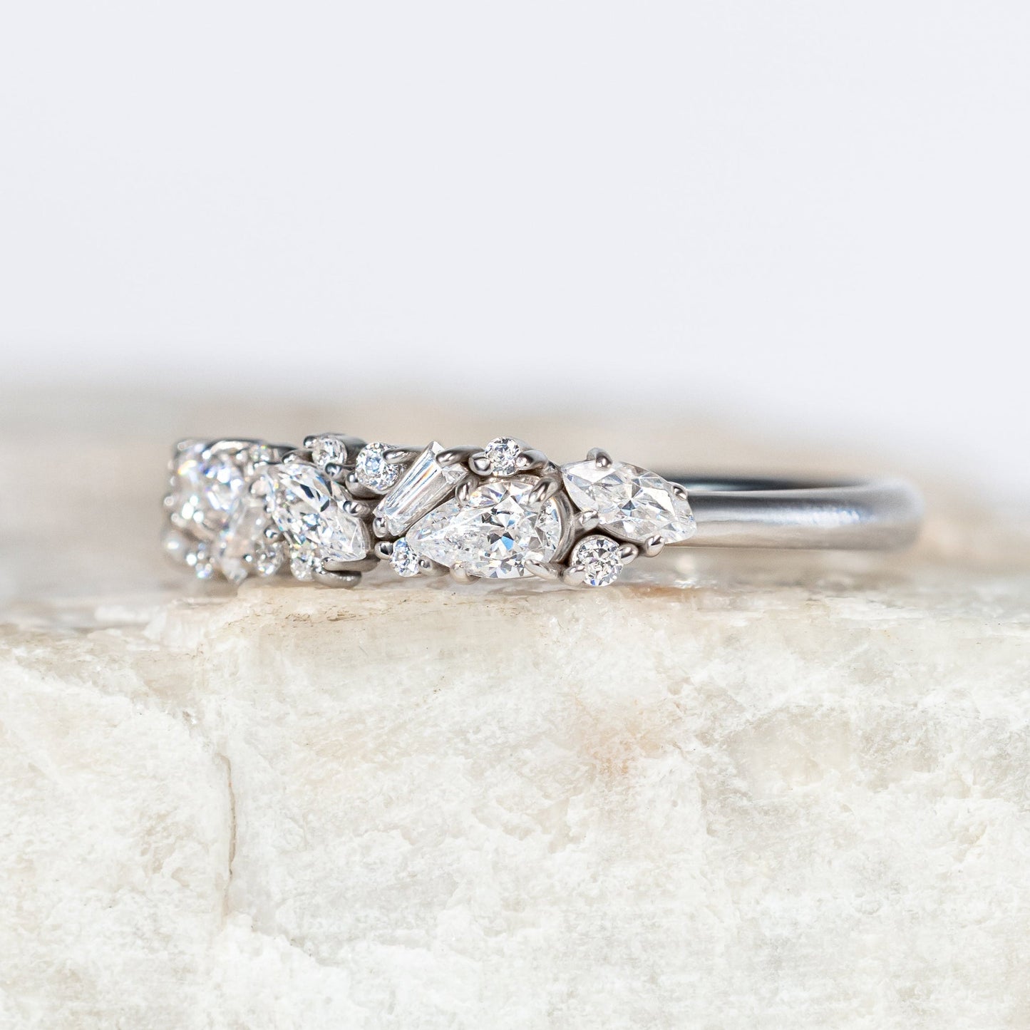 0.37 CT Round Full Eternity Lab Grown Diamond Wedding Band