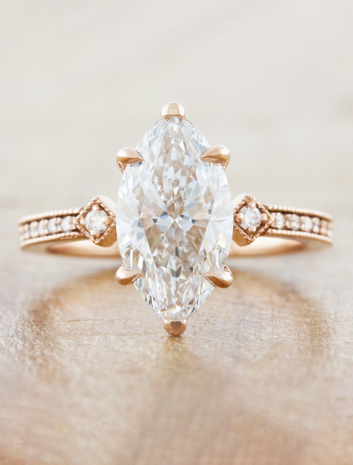 2 CT Round Three Stones Lab Grown Diamond Engagement Ring