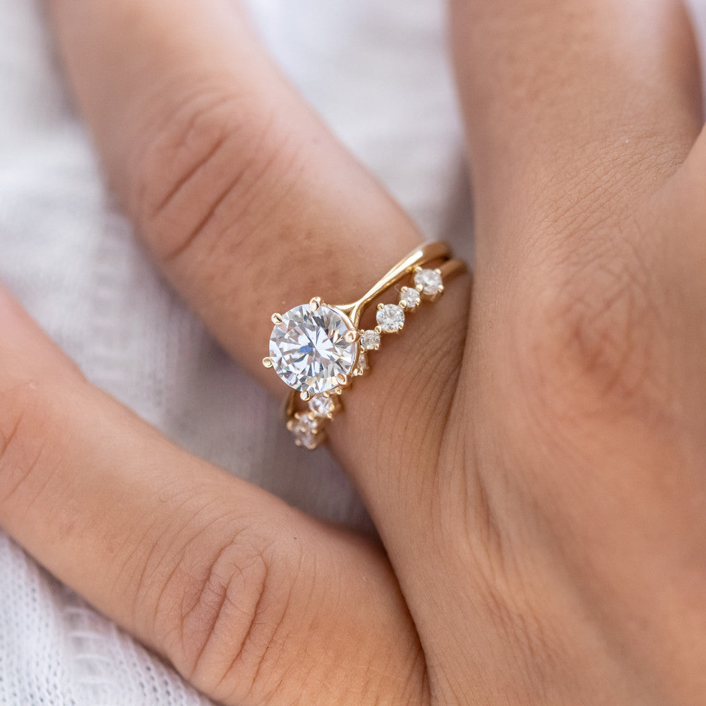 0.37 CT Round Full Eternity Lab Grown Diamond Wedding Band