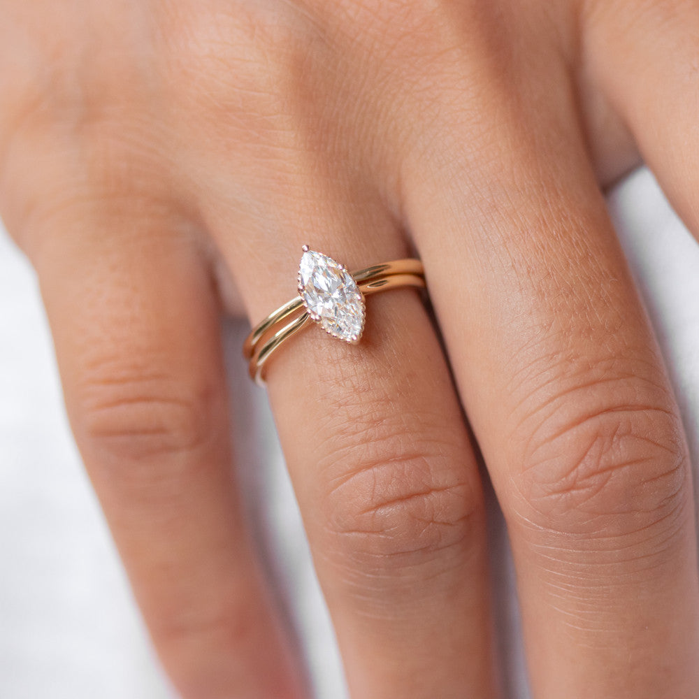 0.37 CT Round Full Eternity Lab Grown Diamond Wedding Band