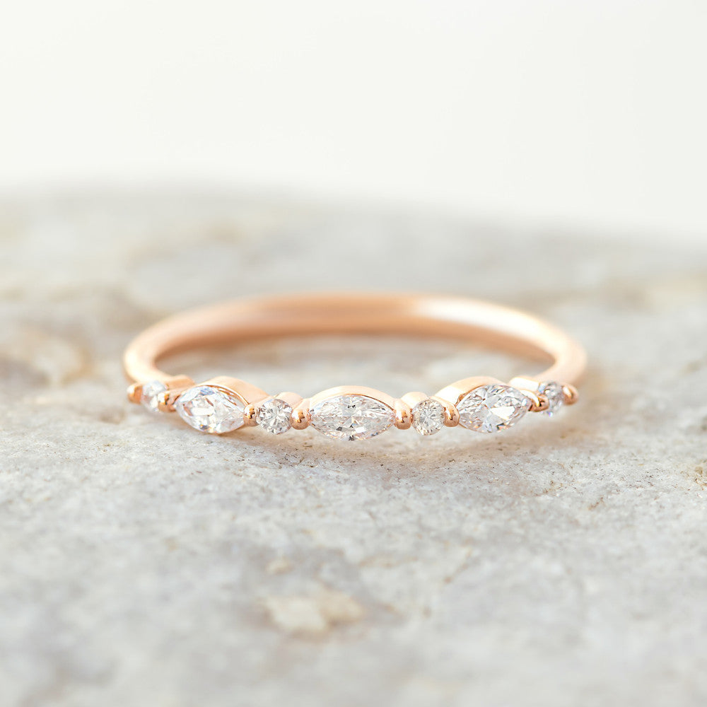 0.37 CT Round Full Eternity Lab Grown Diamond Wedding Band