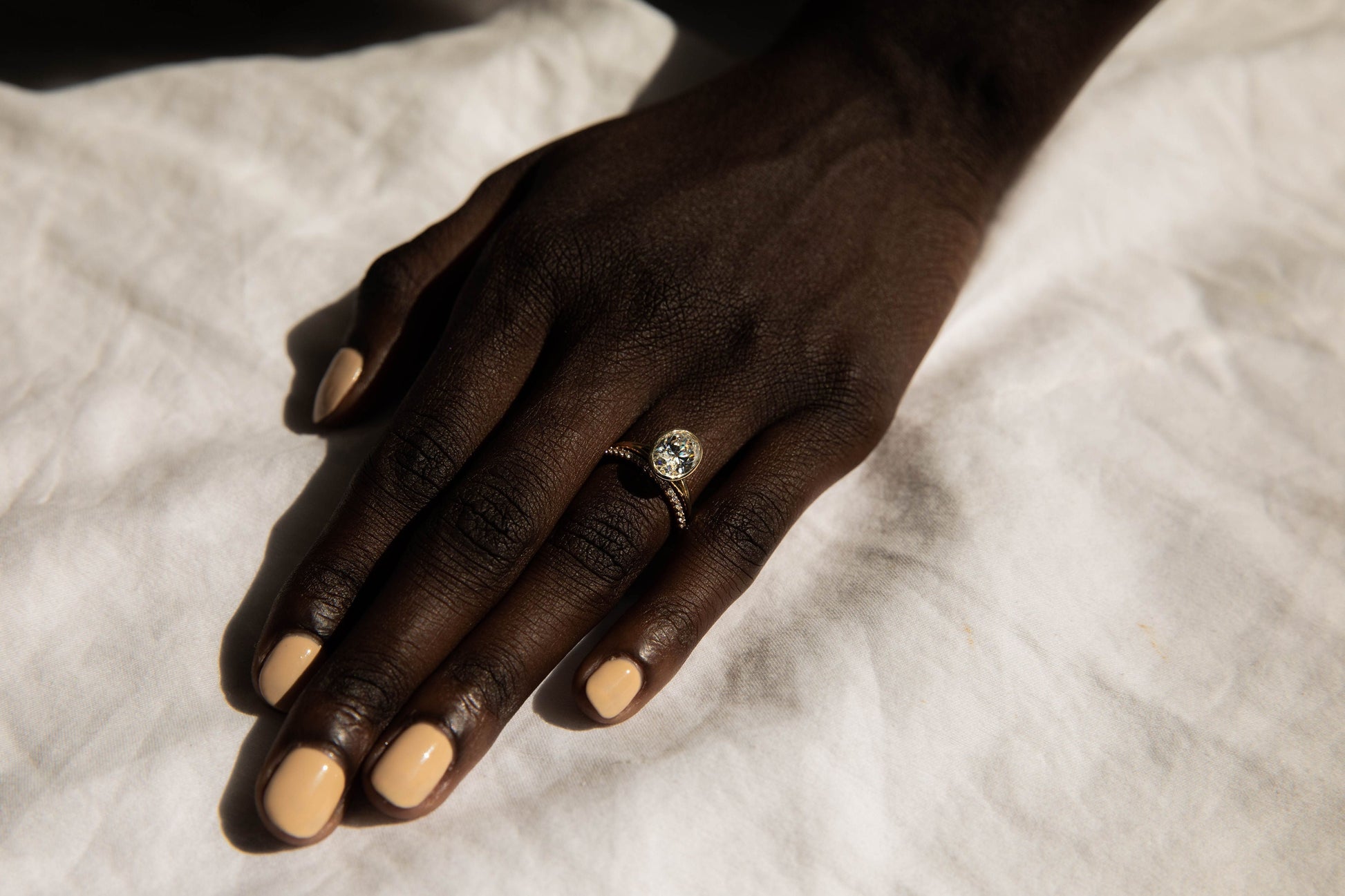 2 CT Round Three Stones Lab Grown Diamond Engagement Ring