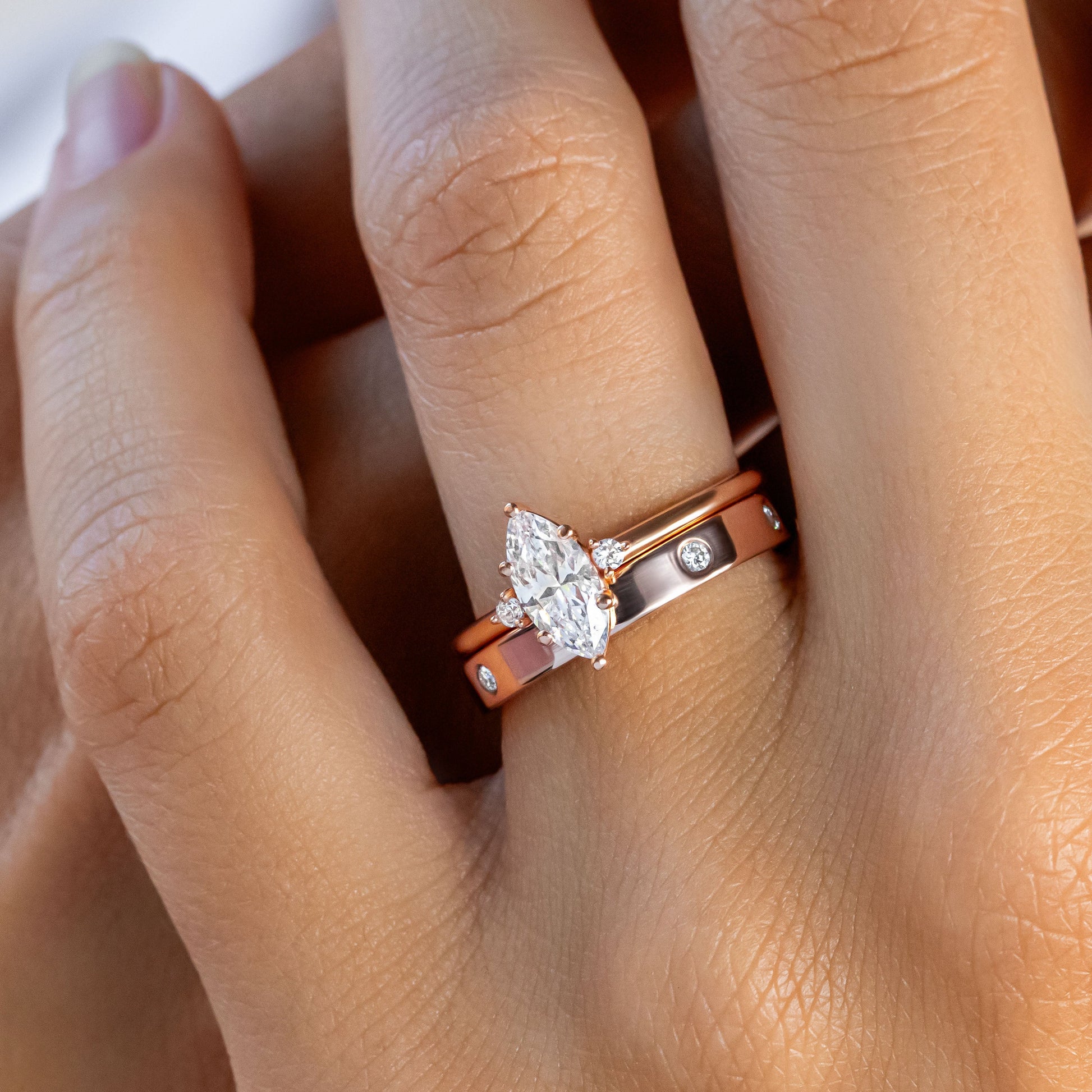 0.37 CT Round Full Eternity Lab Grown Diamond Wedding Band