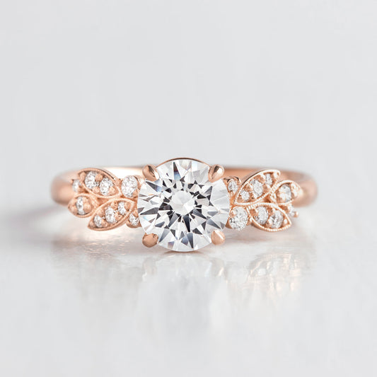 2 CT Round Three Stones Lab Grown Diamond Engagement Ring