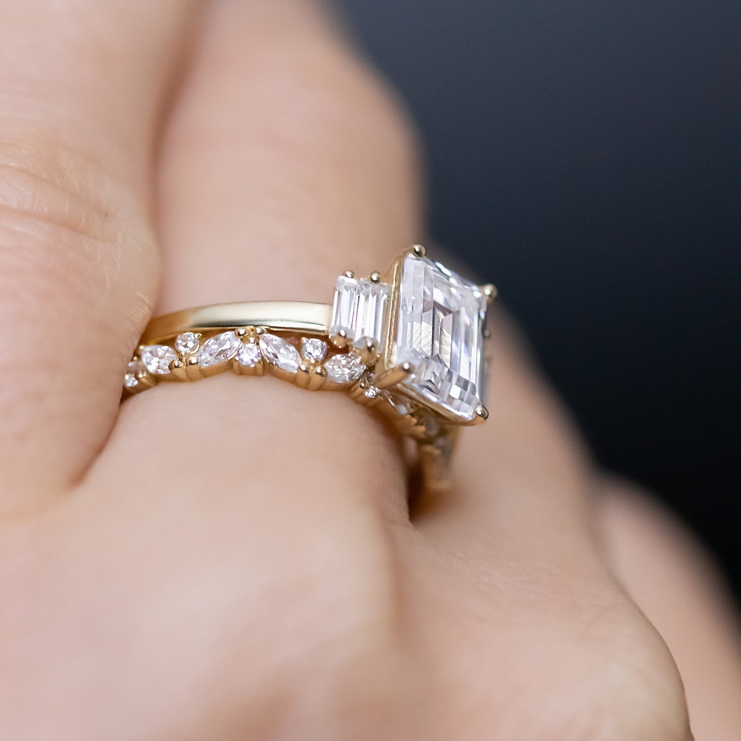 0.37 CT Round Full Eternity Lab Grown Diamond Wedding Band