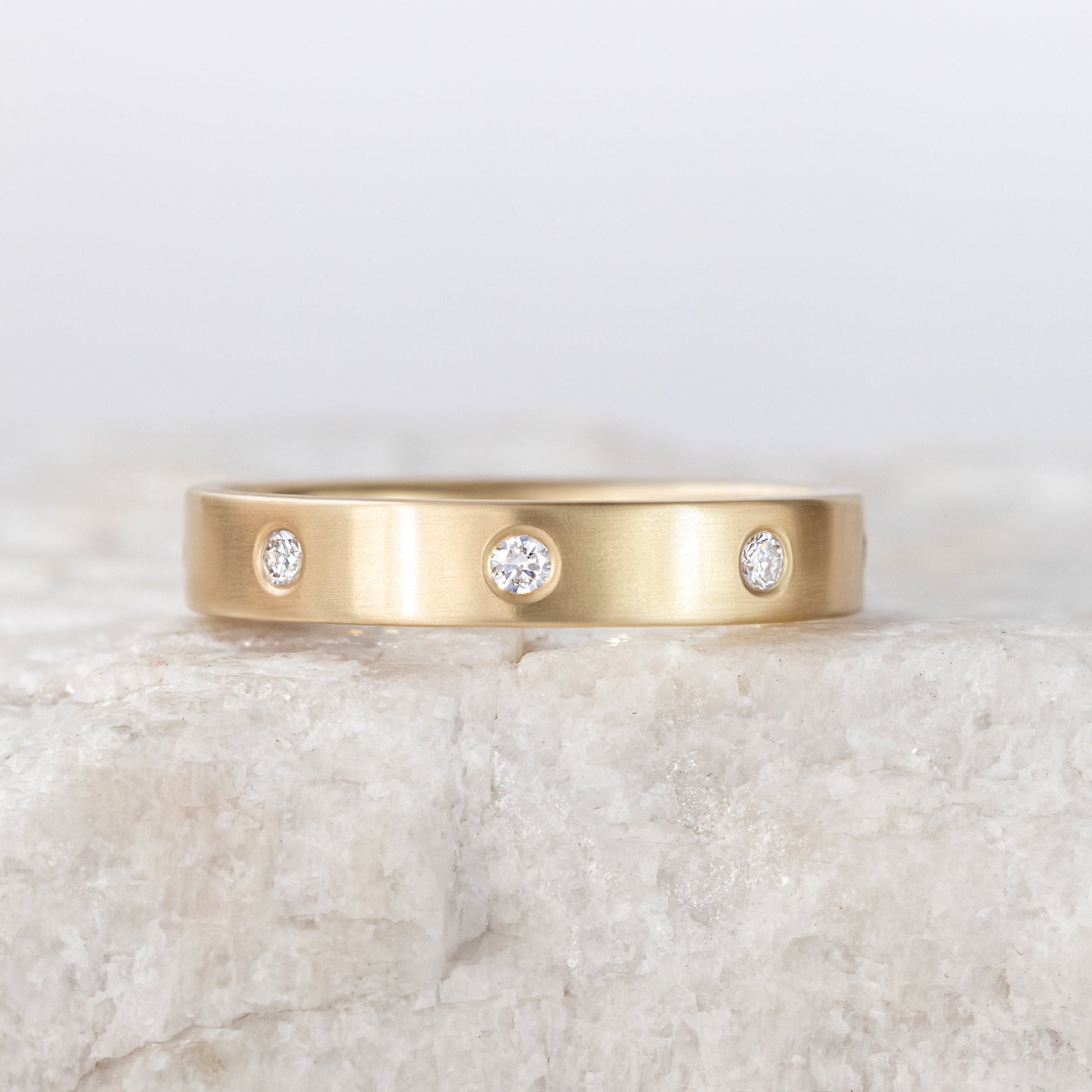 0.37 CT Round Full Eternity Lab Grown Diamond Wedding Band
