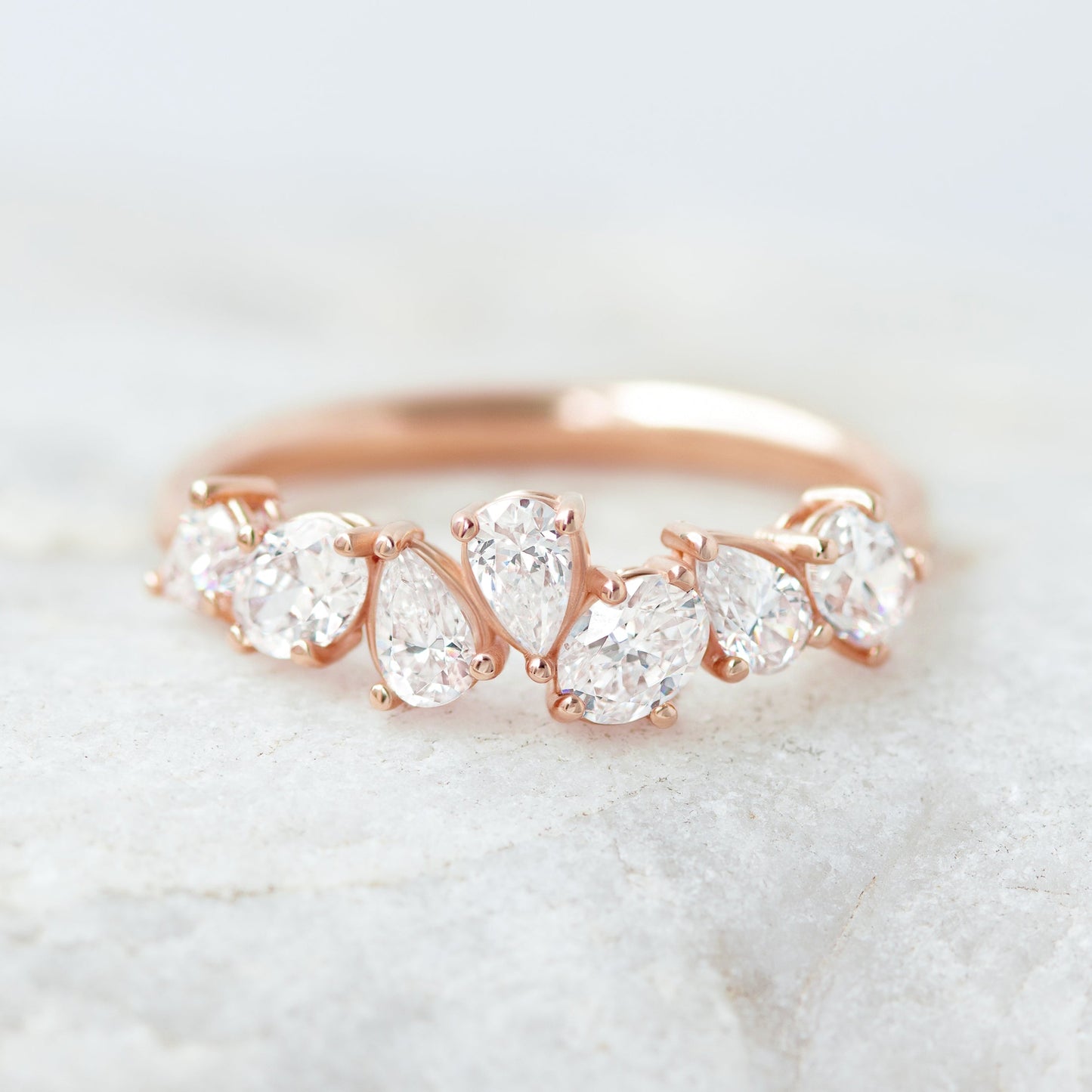 0.37 CT Round Full Eternity Lab Grown Diamond Wedding Band