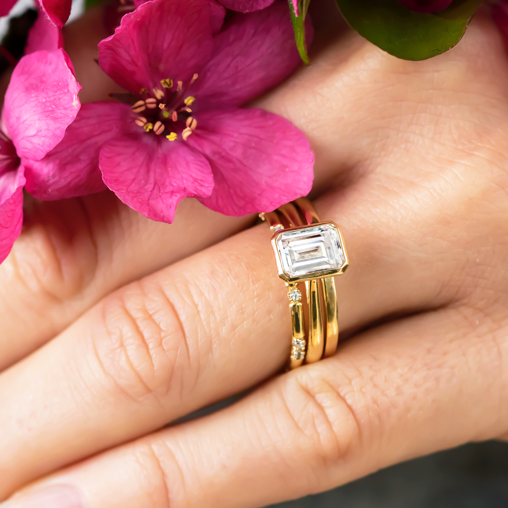 0.37 CT Round Full Eternity Lab Grown Diamond Wedding Band