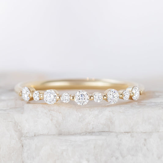 0.37 CT Round Full Eternity Lab Grown Diamond Wedding Band