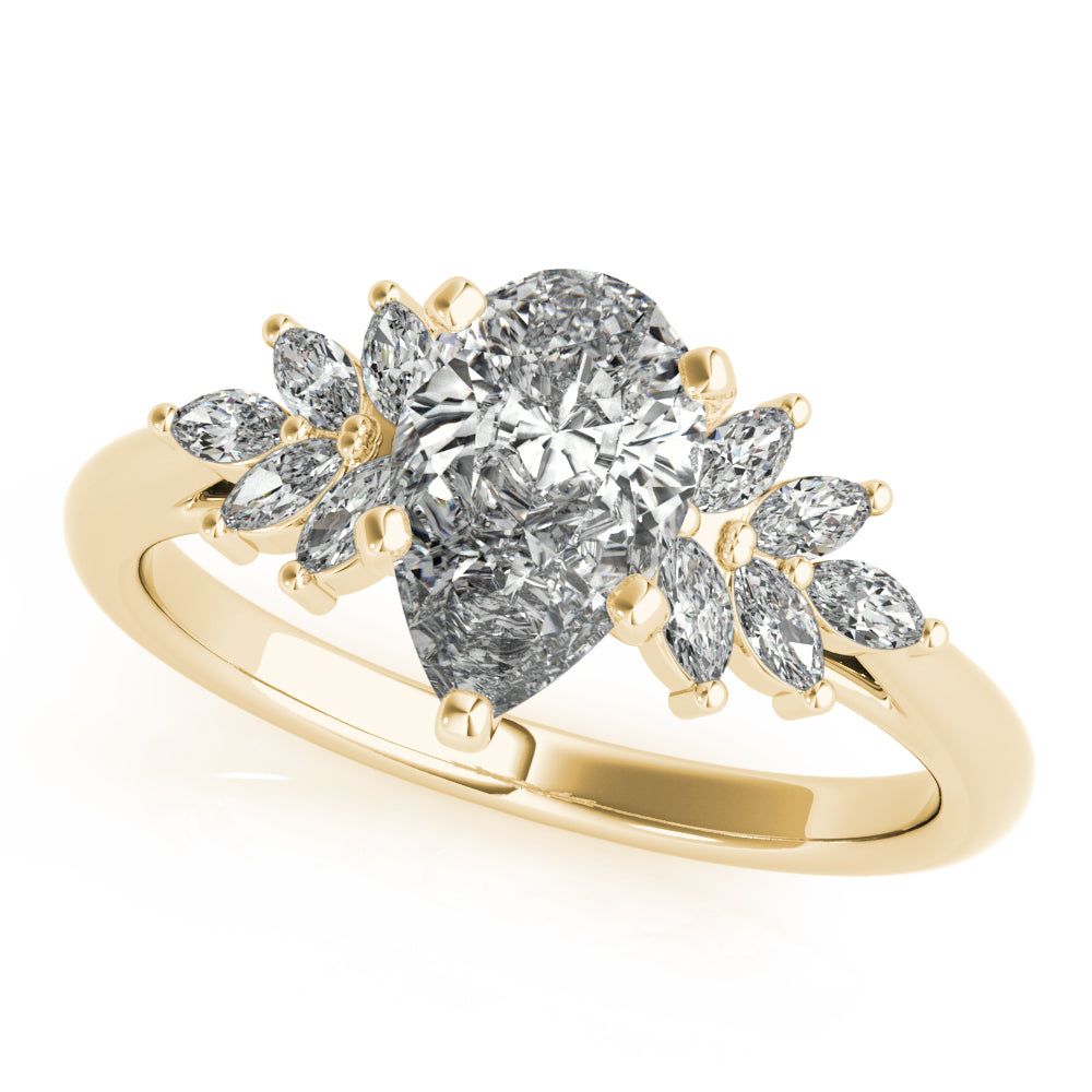 2 CT Round Three Stones Lab Grown Diamond Engagement Ring