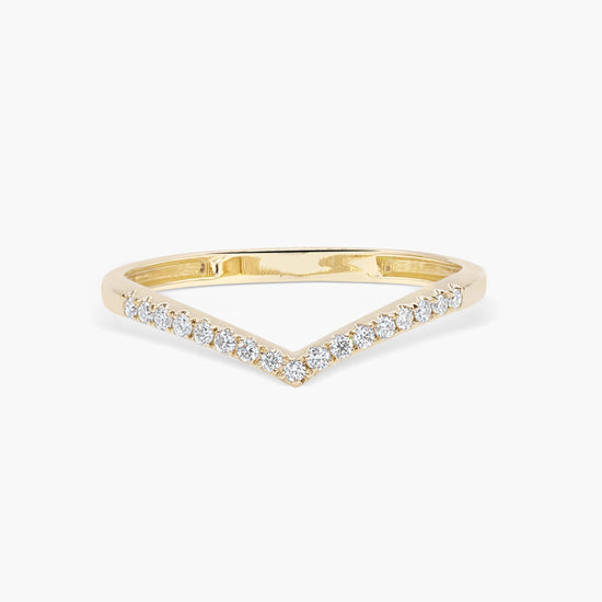 0.14ct Round Swirl CVD EF/VVS Diamond Wedding Band 1