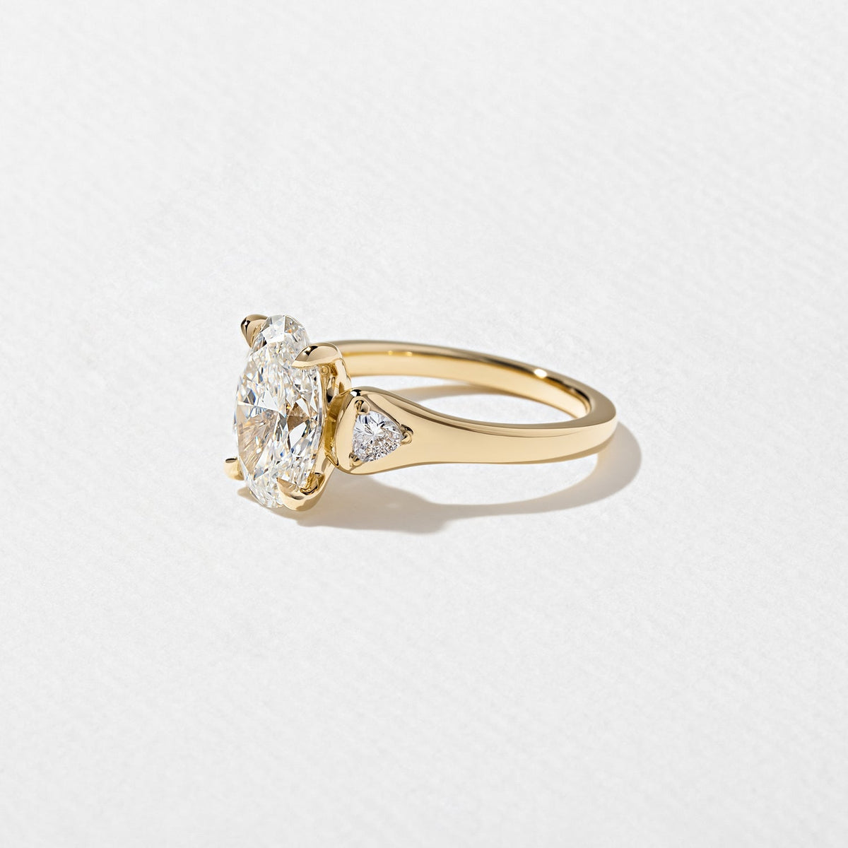 Emerald Pave Engagement Ring – 1 CT Lab Grown Diamond