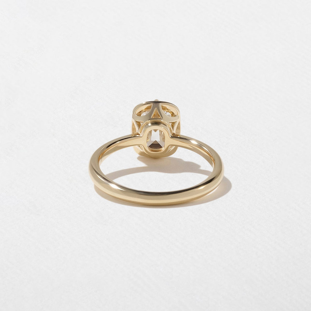 Emerald Pave Engagement Ring – 1 CT Lab Grown Diamond