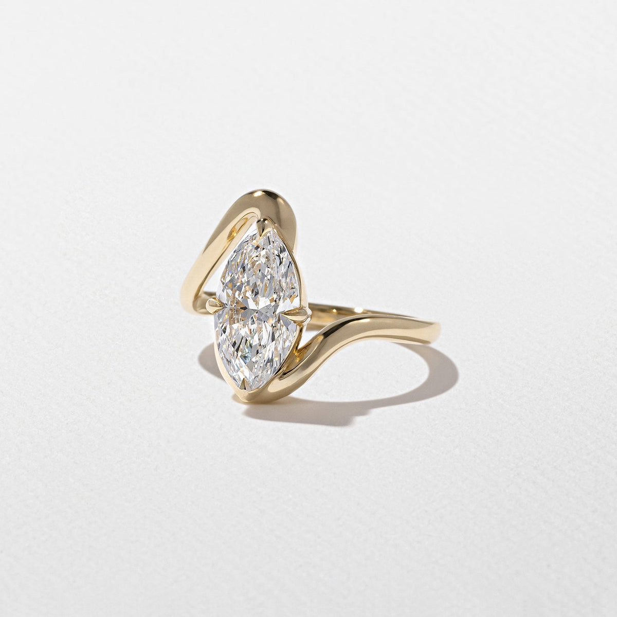 Emerald Pave Engagement Ring – 1 CT Lab Grown Diamond