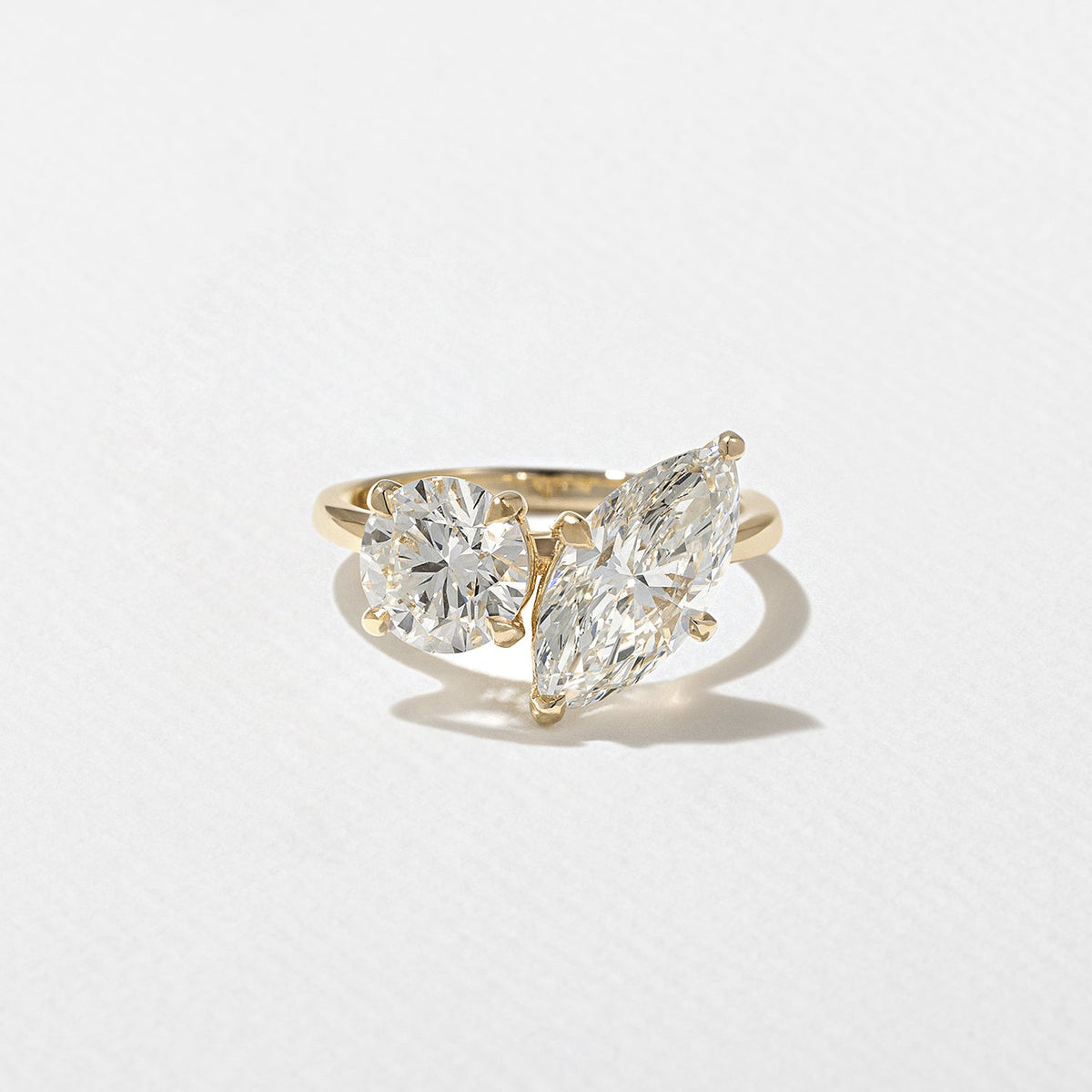 Emerald Pave Engagement Ring – 1 CT Lab Grown Diamond