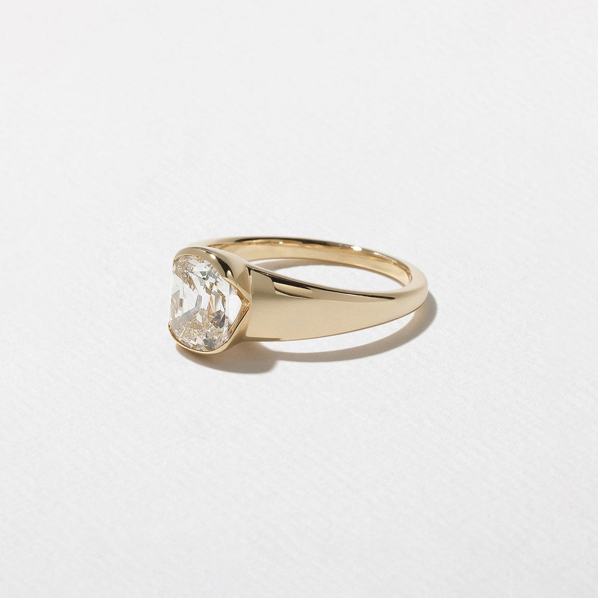 Emerald Pave Engagement Ring – 1 CT Lab Grown Diamond