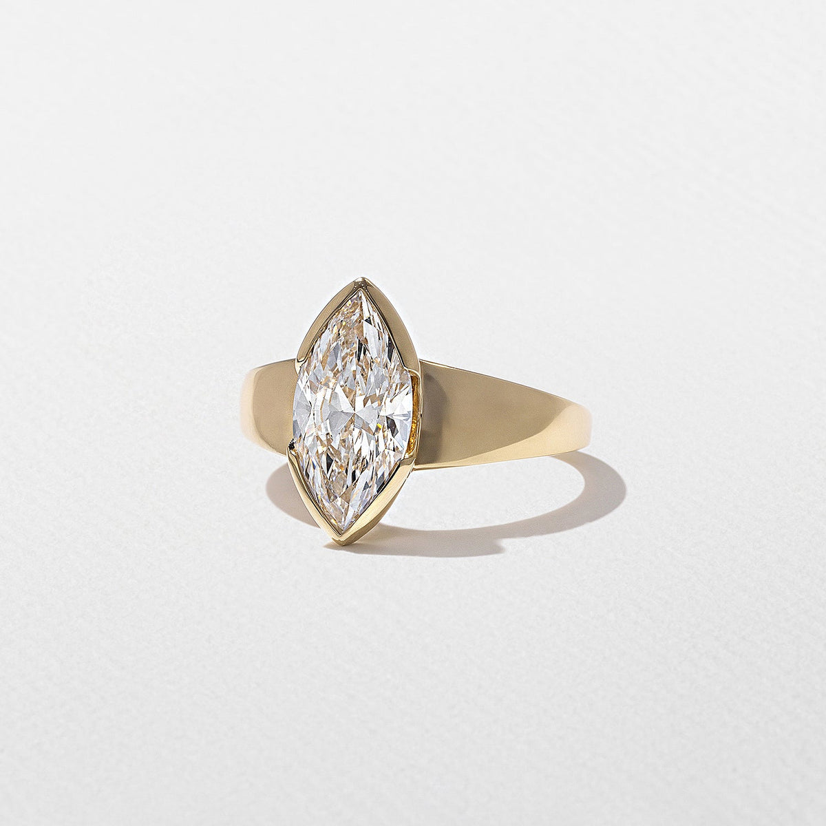 Emerald Pave Engagement Ring – 1 CT Lab Grown Diamond