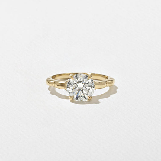 Emerald Pave Engagement Ring – 1 CT Lab Grown Diamond