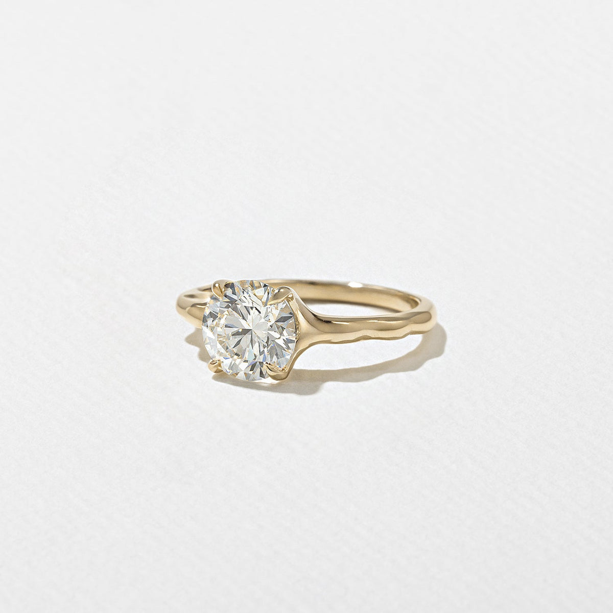 Emerald Pave Engagement Ring – 1 CT Lab Grown Diamond