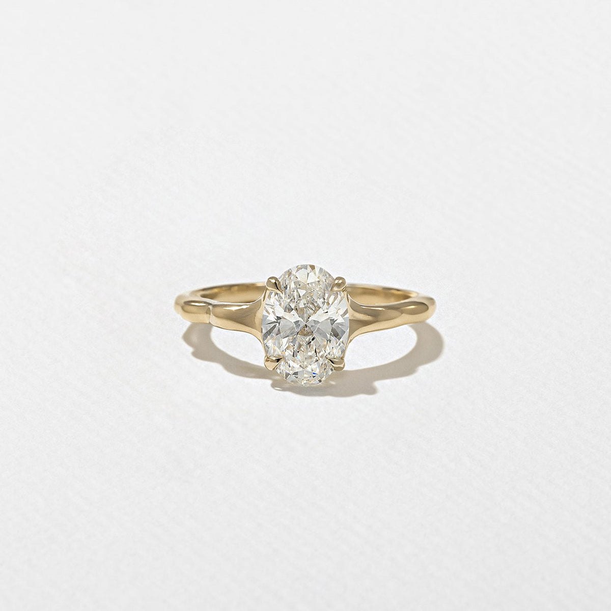 Emerald Pave Engagement Ring – 1 CT Lab Grown Diamond