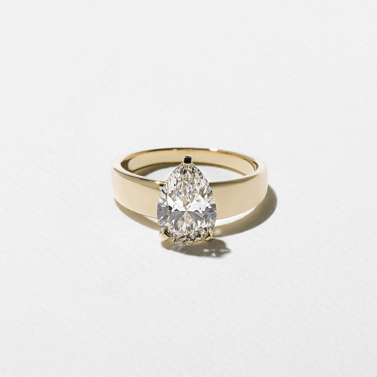 Emerald Pave Engagement Ring – 1 CT Lab Grown Diamond