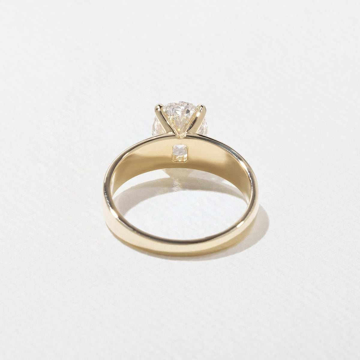 Emerald Pave Engagement Ring – 1 CT Lab Grown Diamond