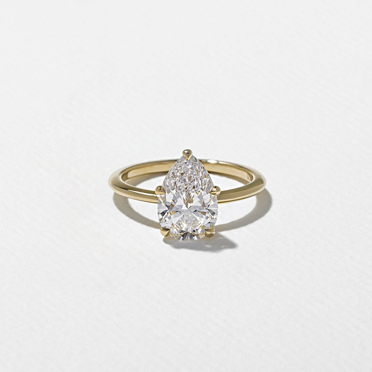 Emerald Pave Engagement Ring – 1 CT Lab Grown Diamond