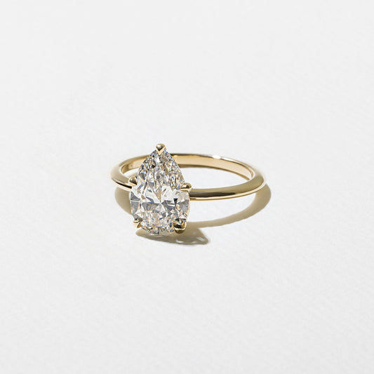 Emerald Pave Engagement Ring – 1 CT Lab Grown Diamond