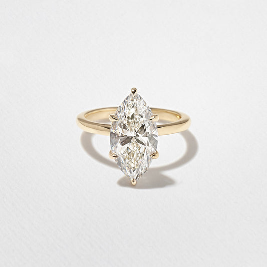 Emerald Pave Engagement Ring – 1 CT Lab Grown Diamond