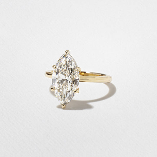 Emerald Pave Engagement Ring – 1 CT Lab Grown Diamond