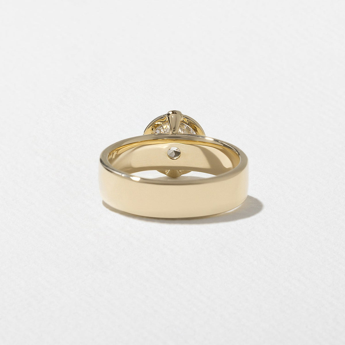 Emerald Pave Engagement Ring – 1 CT Lab Grown Diamond