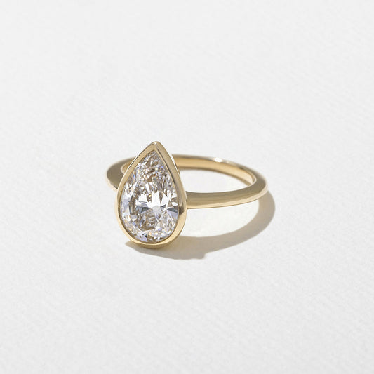 Emerald Pave Engagement Ring – 1 CT Lab Grown Diamond