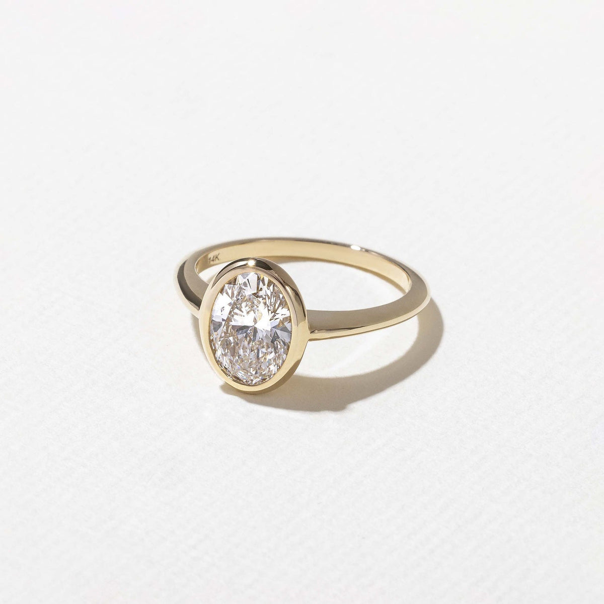 Emerald Pave Engagement Ring – 1 CT Lab Grown Diamond