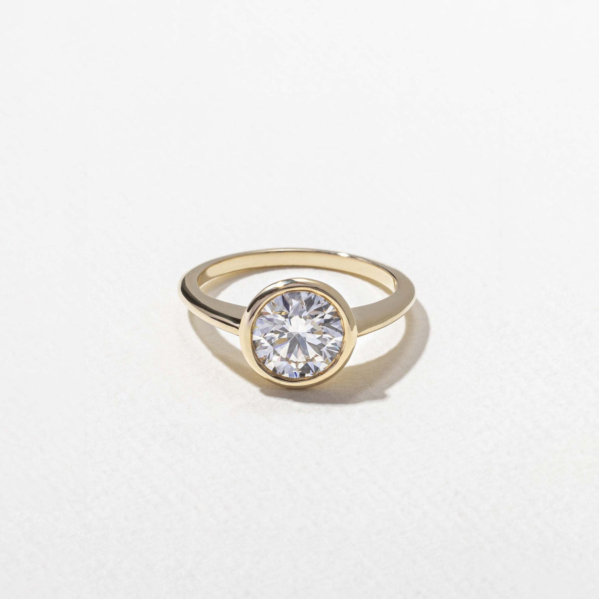 Emerald Pave Engagement Ring – 1 CT Lab Grown Diamond