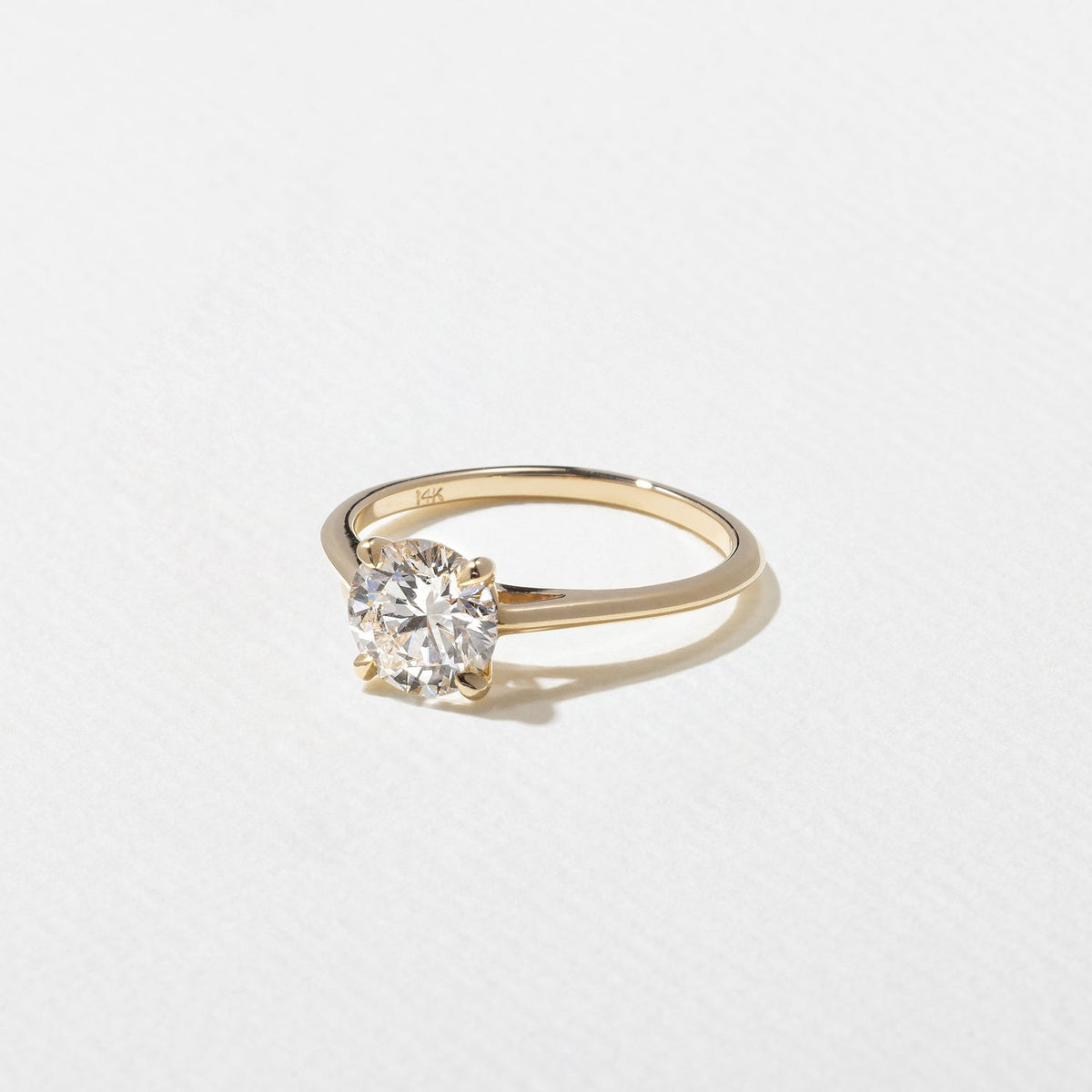 Emerald Pave Engagement Ring – 1 CT Lab Grown Diamond