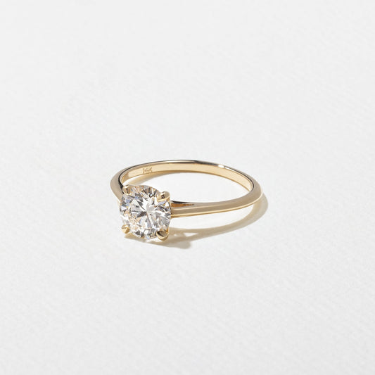 Emerald Pave Engagement Ring – 1 CT Lab Grown Diamond