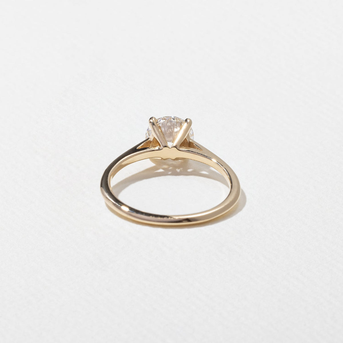 Emerald Pave Engagement Ring – 1 CT Lab Grown Diamond