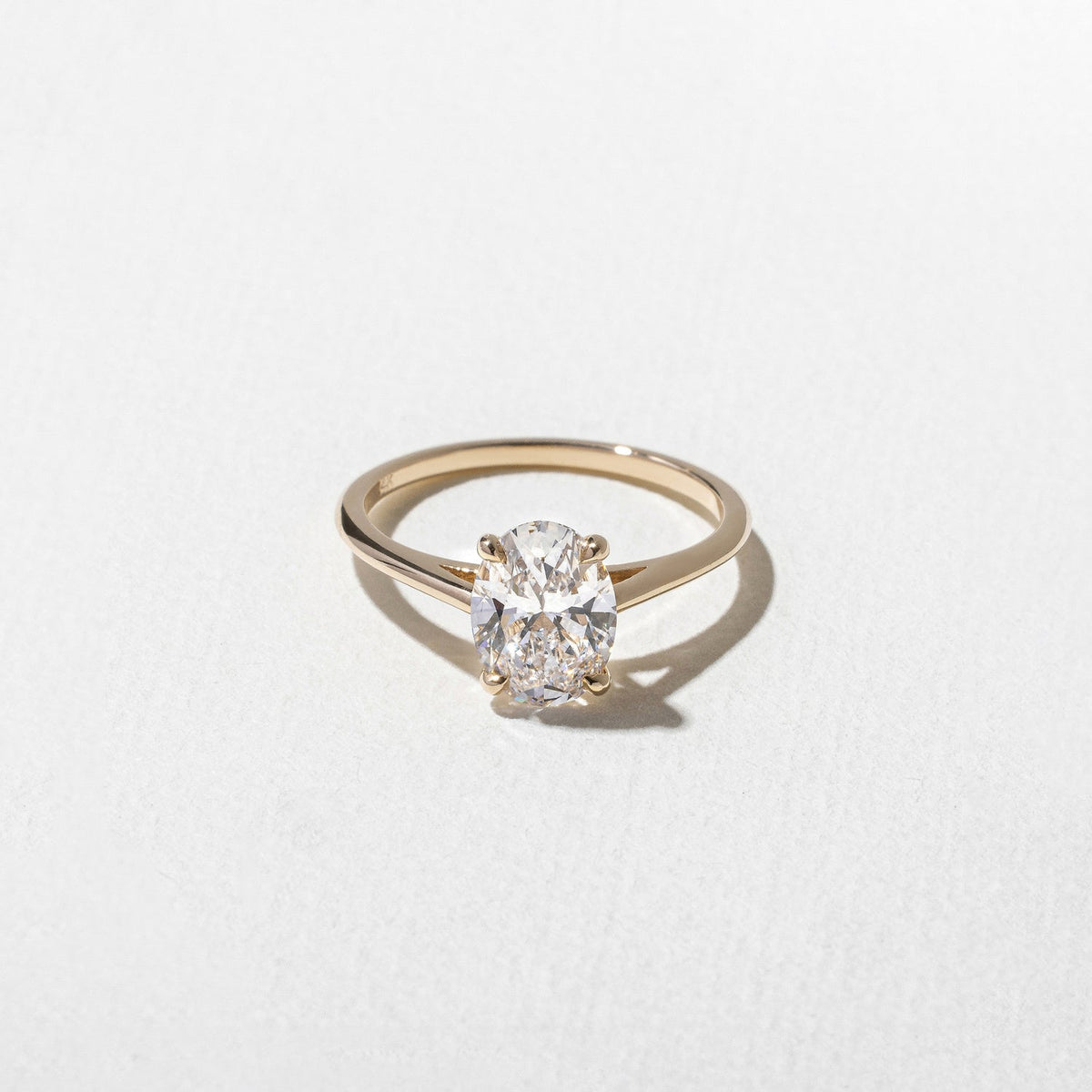 Emerald Pave Engagement Ring – 1 CT Lab Grown Diamond