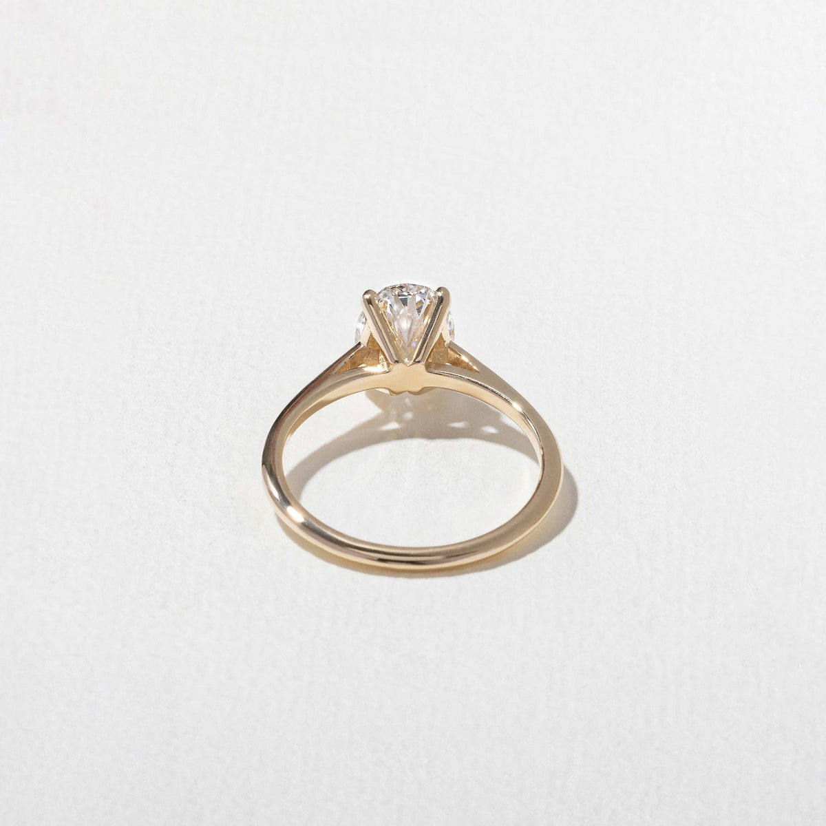 Emerald Pave Engagement Ring – 1 CT Lab Grown Diamond