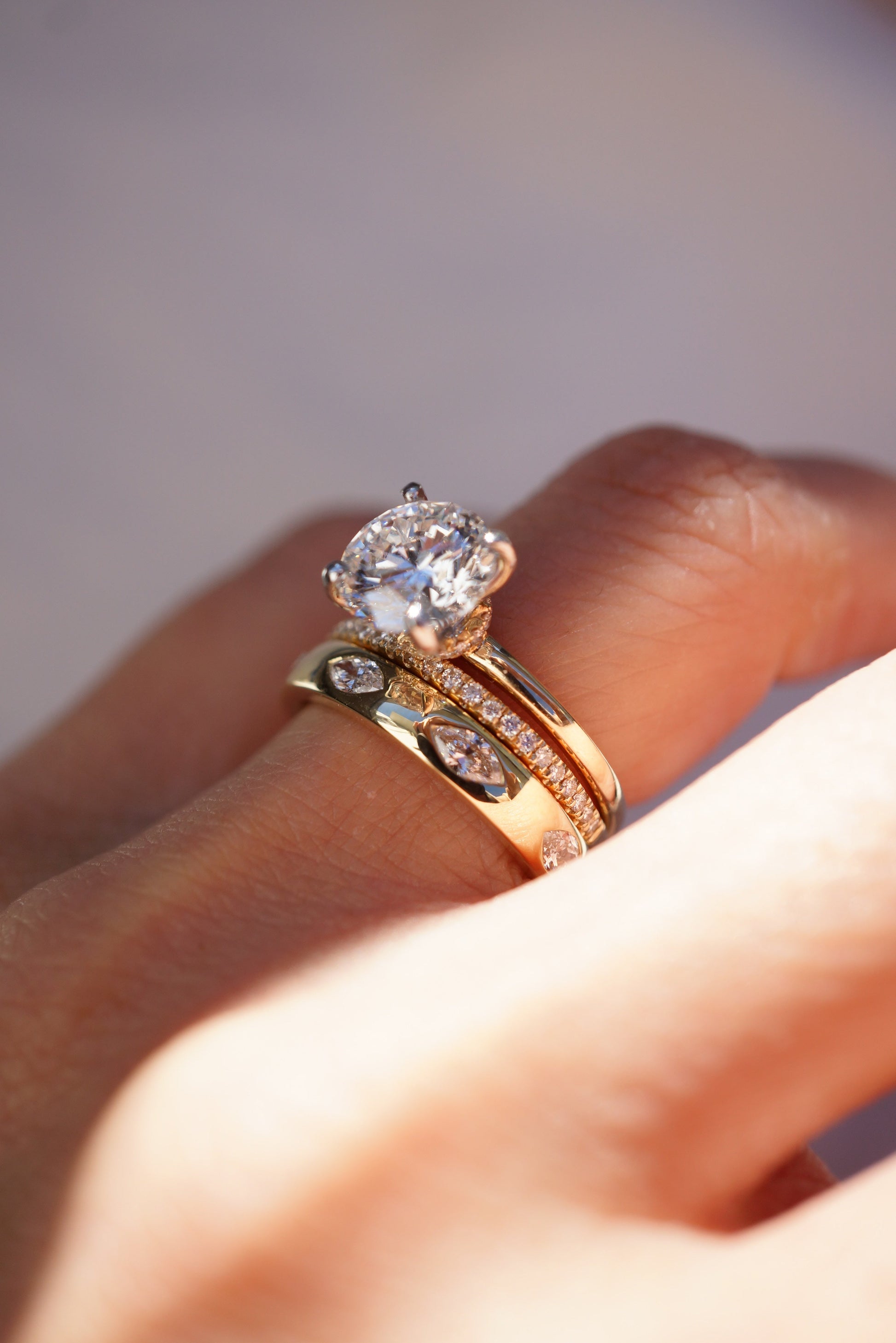 0.37 CT Round Full Eternity Lab Grown Diamond Wedding Band