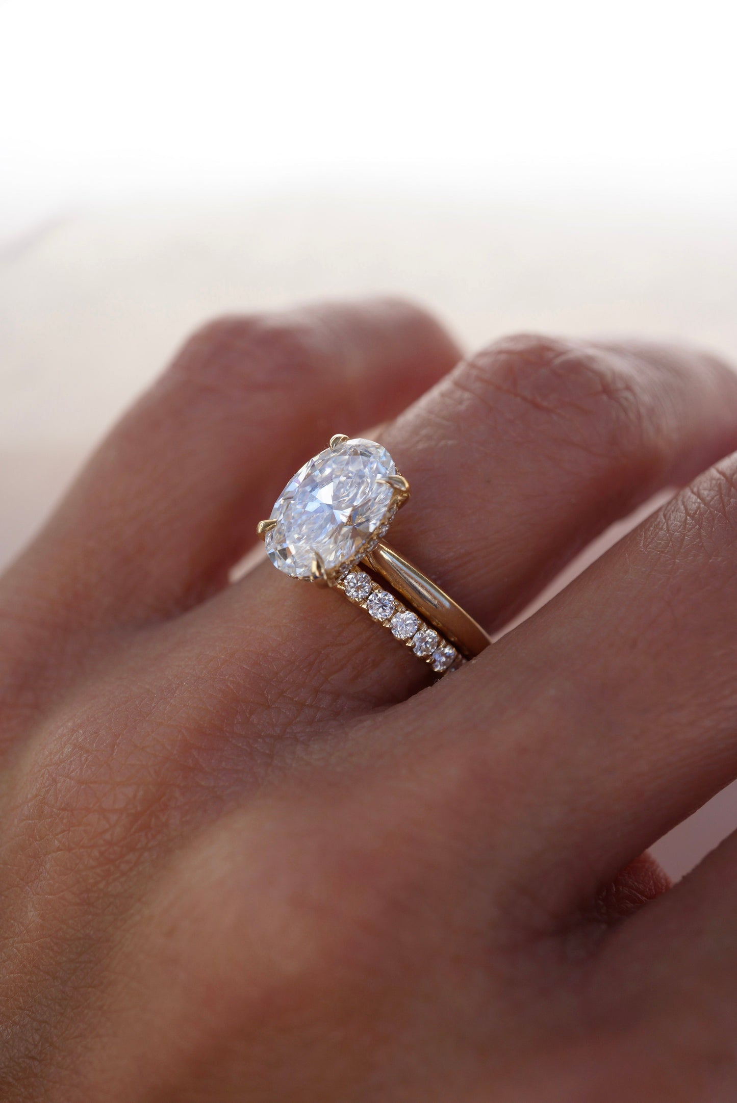 0.37 CT Round Full Eternity Lab Grown Diamond Wedding Band
