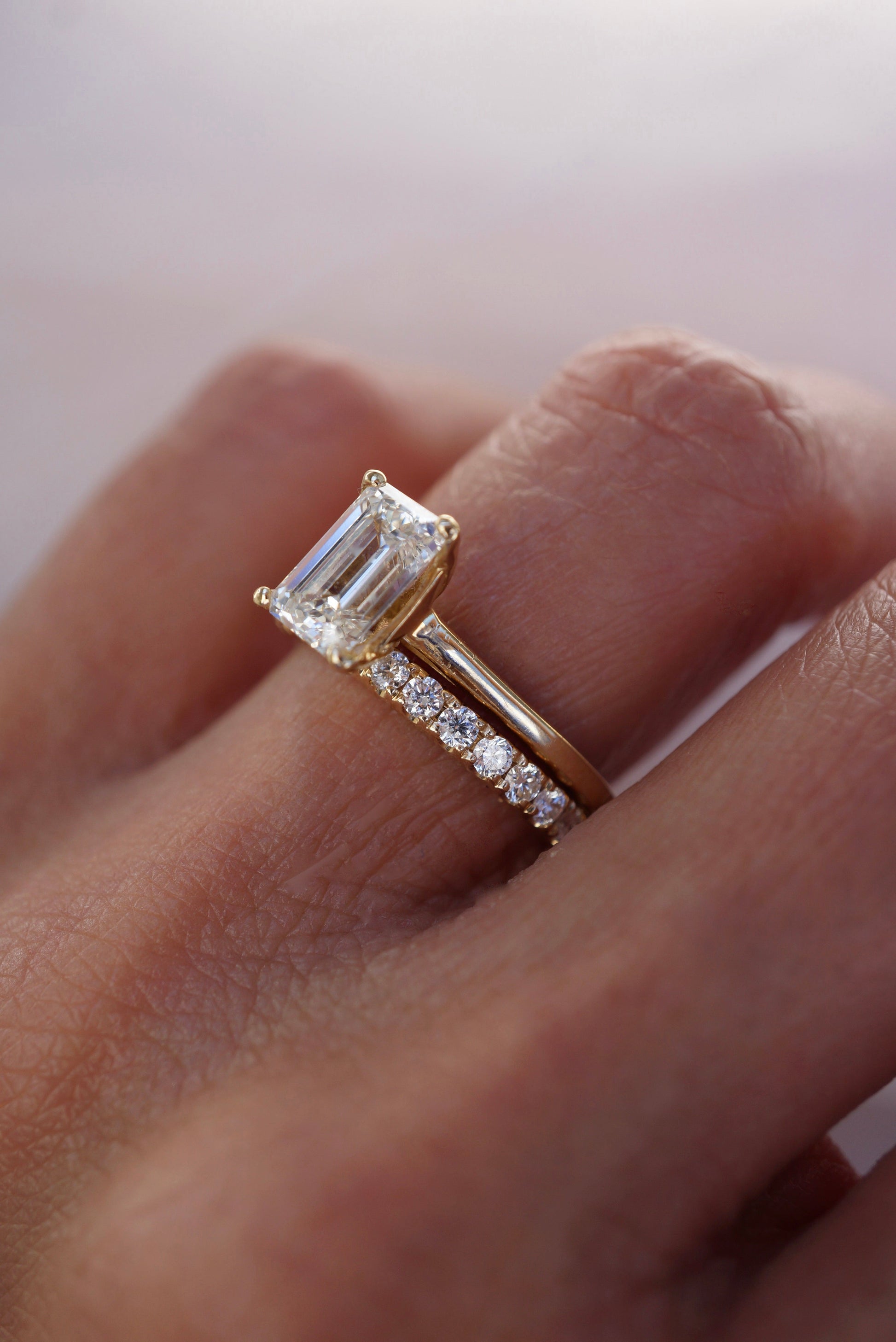 0.37 CT Round Full Eternity Lab Grown Diamond Wedding Band