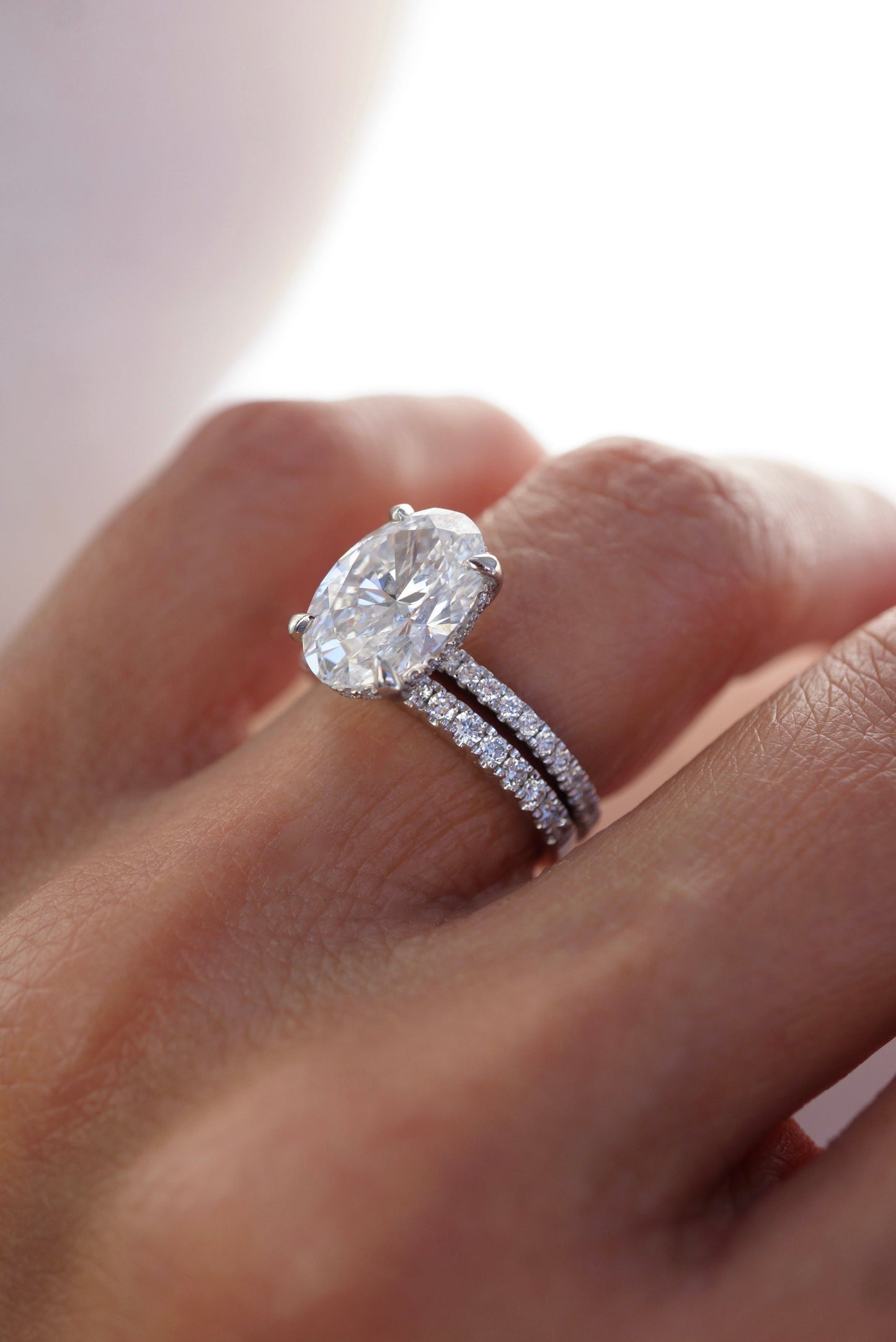 0.37 CT Round Full Eternity Lab Grown Diamond Wedding Band