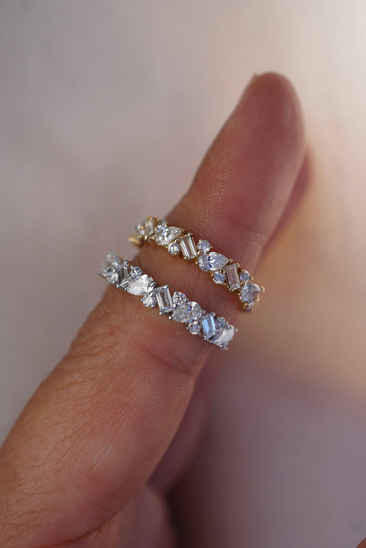 0.37 CT Round Full Eternity Lab Grown Diamond Wedding Band