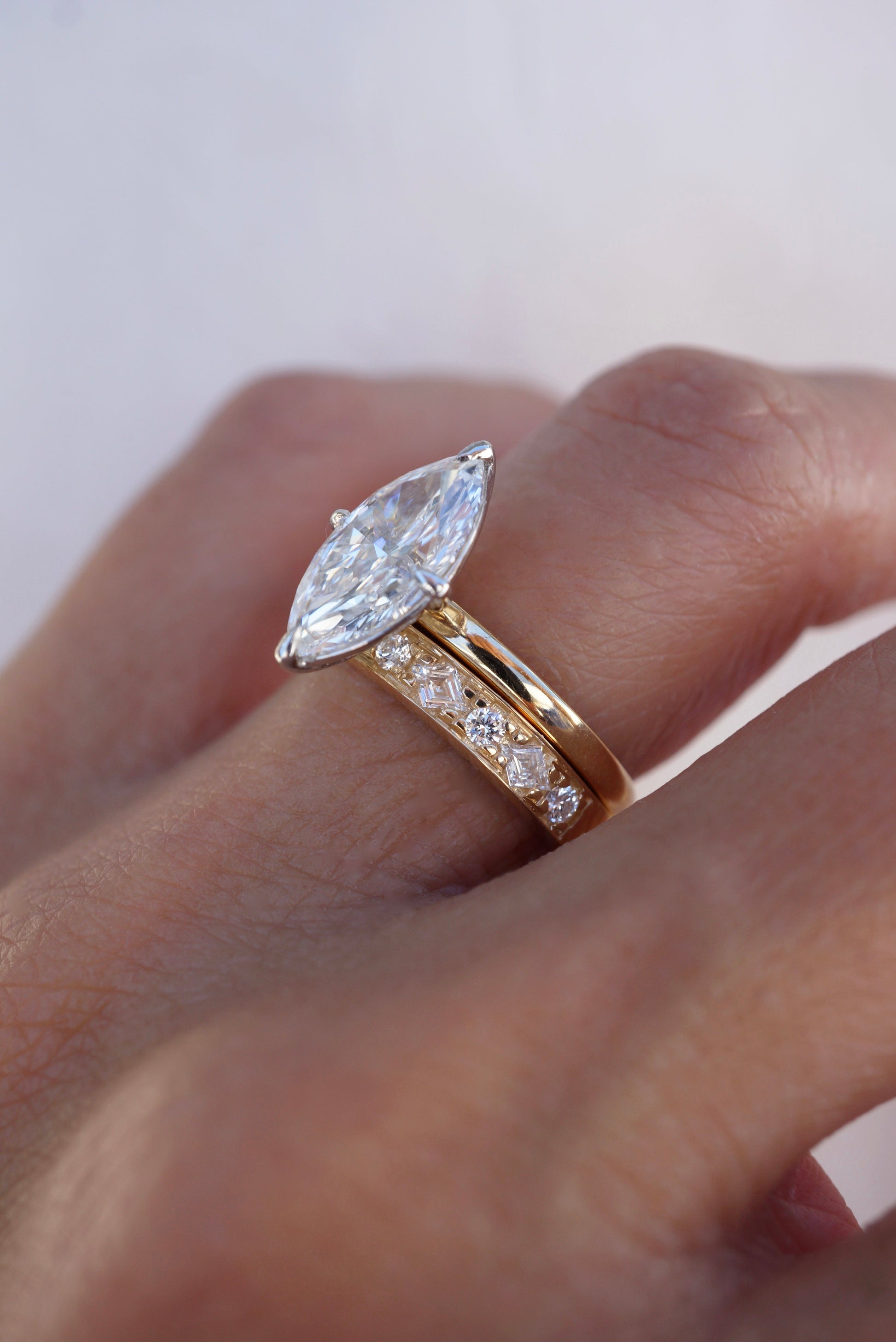 0.37 CT Round Full Eternity Lab Grown Diamond Wedding Band