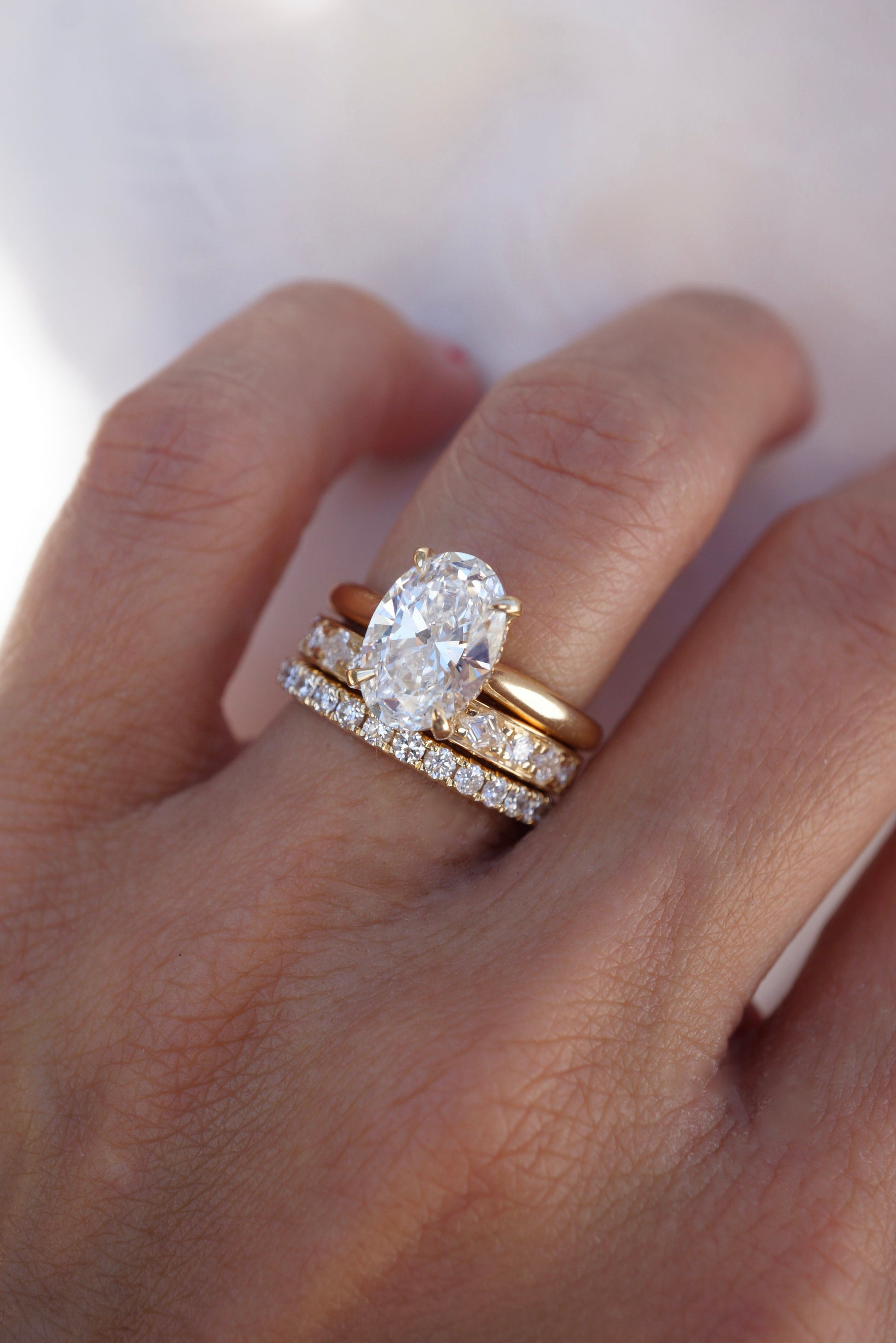 0.37 CT Round Full Eternity Lab Grown Diamond Wedding Band